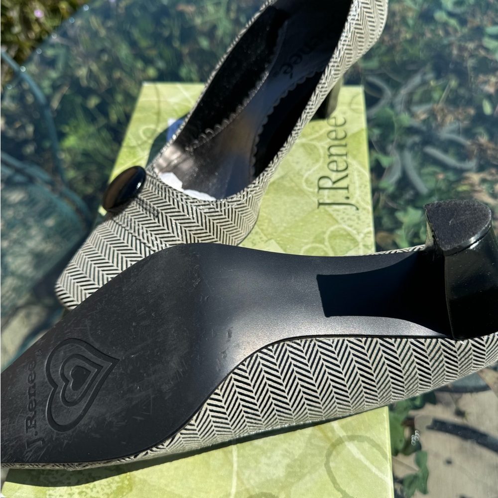 Herringbone Leather/Patent Shoes